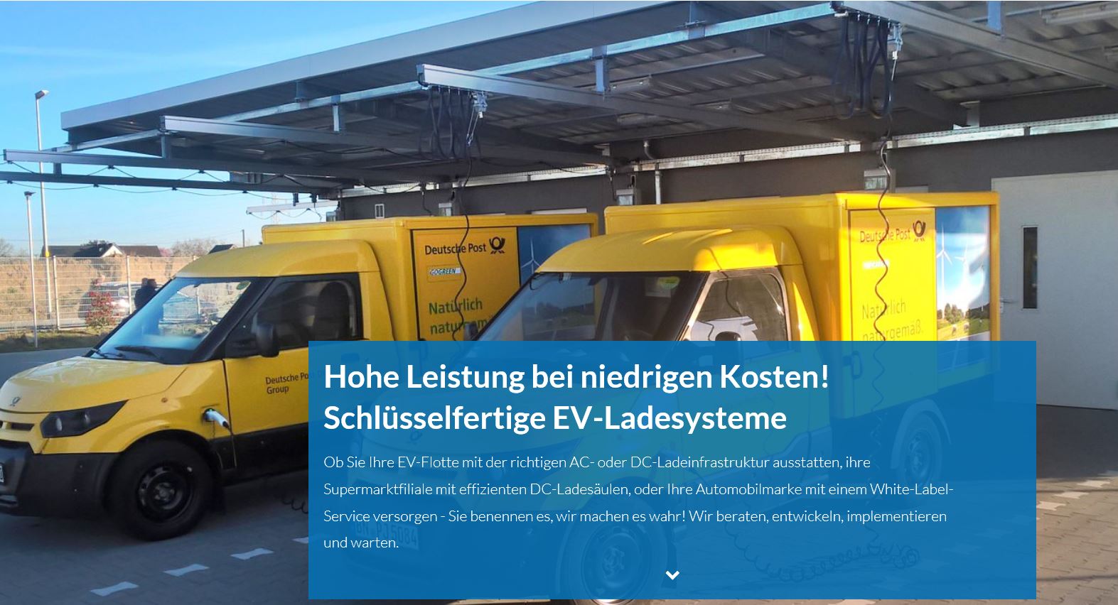 Emobilität bei der deutschen Post